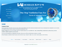 Tablet Screenshot of aikhoe.com.sg